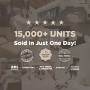 Bedsure Couette unie 100 % polyester 300 g/m² - 135 x 200 cm  image 1