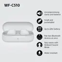Sony WF-C510 True Wireless Earbuds (White) image 4