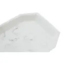 Maison by Premier Grey Marble Effect Towel Tray, Guest Towel Tray With Raised Sides, Cut Corner Polyresin Hand Towel Tray image 2