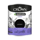 Crown Quick Dry Satin Jet Black 750ML image 2