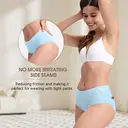 BAMBOO COOL Womens Briefs Underwear Lady Breathable Knickers with Mid Waist Color Group D M (5 Pack) image 2
