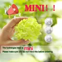 Yuejia 1Pc 13in/33cmArtificial 7-Head Hydrangea Silk Flower Silk Flower Living Room Bedroom Wedding Flower Arrangement Artificial Flower Decoration(green) image 9