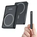 DigiEra Magnetic Wireless Power Bank 5000mAh, 20W Fast Charging Portable Charger with MagSafe Compatibility, Magnetic Portable SSD Mode, USB-C Input/Output, Compact Backup Battery for iPhone image 9