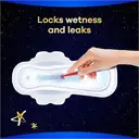 Always Ultra Sanitary Towels Secure Night Extra Size 5 With Wings 8 Pads image 3