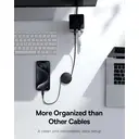 Baseus Free2Pull Mini Charging Cable USB-C to USB-C 60W 1m Moon White image 8