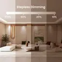 Yeelight 12 Zoll runde Mercury intelligente Deckenleuchte C300 – App- und Sprachsteuerung, dimmbare LED, einstellbare Farbtemperatur, moderne flache Deckenmontage für Wohnzimmer und Schlafzimmer, kompatibel mit Alexa, Google Home, SmartThings, Mijia image 3