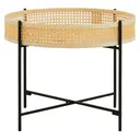 Interiors by Premier Coffee Table Depok Round Rattan/Black image 2