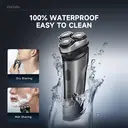 ENCHEN Blackstone Max 100% Waterproof Electric Shaver 3D-Direction Flex Heads With POP-UP Precision Trimmer, 1pc image 3