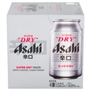 Asahi Super Dry Beer 4x330ml Can image 3