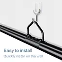 Deli Kit Écran de vidéo-projection, noir – 100 pouces/16:9 image 6