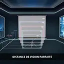 HOMCOM Écran de projection avec trépied pliable 84 pouces 4K HD 4:3, écran vidéoprojecteur réglable en hauteur, idéal pour le home cinéma, les films en intérieur/à l'extérieur image 4