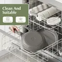 Redchef Starlight Series 24cm Ceramic Frying Pan, Grey Exterior & Interior image 7