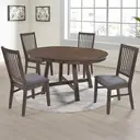 Dining Table Roseville Extendable Round/Oval 115x115-154cm Walnut image 8