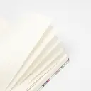 Jubiluu A5 Hardcover Notebook with Lined Pages - 96 Sheets (100g offset paper), Bookmark & Elastic Band -Classic Cream Ruled Journal for Writing, School, Office, and Gifts-Mint Green Floral Whimsy image 3