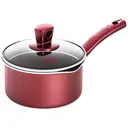 COOKER KING Casserole antiadhésive avec couvercle en verre, sans PFOA, compatible induction image 1