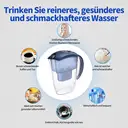 VIVREAL Wasserfilterkanne 2,4 L mit elektronischem Timer, entfernt Chlor, Kalk & Schwermetalle, kompatibel mit Brita-Filter, lebensmittelechtes ABS, empfohlener Wechsel alle 35 Tage HS518 image 7