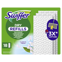 SWIFFER Lingettes sèches parfum propre et frais pour balai X18 image 0