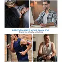 BAMBOO COOL Mens Pajama Set Summer Pjs Sleepwear Short Sleeve Shirts Soft Lightweight Sleep Sets with Pockets L (3 Pack) image 3