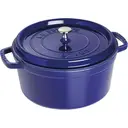 STAUB emaillen gietijzeren braadpan - 28 cm, donkerblauw image 0