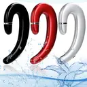 VoxorAI C6 Rouge Écouteur de traduction AI mono-oreille, traduction en temps réel prenant en charge 130 langues, casque Bluetooth de jeu élégant pour l'apprentissage, les voyages et les affaires image 2