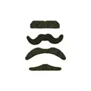 Unique Party Stick-on Moustaches, 4 Pack image 0