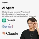 LAWAKEN AI Chat City Tortoise AI Smart Audio Glasses, 128 Languages Real-Time Translation, AI Note for Meeting Summary, AI agent of ChatGPT Gemini Claude, Waterproof, Lightweight, long battery, Prescription Lenses, 5.3 Bluetooth, Hands-Free Wearable, Open-Ear Music & Calls, for ios android, Stylish Design, for Modern Lifestyle image 8