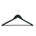 Key Product Selling Point  Premium Craftsmanship: High-quality solid wood with smooth lacquered finish  Sturdy & Durable: Reinforced wooden frame for heavy garment support  Wide Shoulder Design: Broad shoulder flare maintains garment shape  360° Swivel Hook: Chrome-plated hook for multi-directional access  Versatile & Elegant: Sophisticated solution for wardrobe organization  imageimageimageimageimage  Materials & Craftsmanship Crafted from select solid hardwood, these hangers undergo precision  image 0