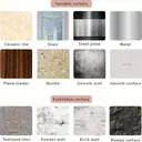 WhereHike Lot de 21 autocollants miroir en PVC planètes or - 19 x 18 cm image 1