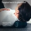 Therabody WaveDuo, Vibrating Roller for the Neck, Back & Spine, Contoured Ergonomic Design, Black image 6
