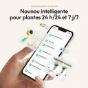 Cadeau d'été pour embellir votre intérieur – Pot de plante intelligent IA Ivy, interaction par expressions faciales, entretien intelligent des plantes, décoration pour personnes occupées, exprime les émotions de la plante (vert menthe) image 7