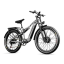 Shengmilo S600 Adult E-bike Men's E-Mountain ebike with Two Motor, 48V840WH Battery,26" Fat Tire Electric Bike image 0