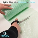 Triplast Bubble Wrap Biodegradable 300mm x 10m Green 1 Roll image 4
