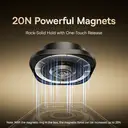 Baseus PrimeTrip C03s Support de téléphone magnétique pour voiture - Noir cosmique image 1