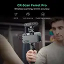 Creality CR-Scan Ferret Pro 3D-Scanner, Kabelloser Handscanner mit WiFi 6, Anti-Shake-Tracking, 30FPS Farbscan, 0,1 mm Hochpräzision für 3D-Druck image 2