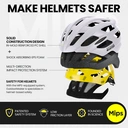 OutdoorMaster MIPS Casque de vélo de route pour adultes blanc - Taille M image 1