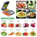 Huacan multi functional vegetable slicer, kitchen slicer, slicer, and grater image 2
