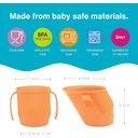 Doidy Cup 3+ Months Orange image 2