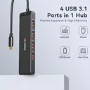 Mokin Hub USB C vers 4 x USB  3.1 - Noir image 4