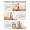 HadMax Tapis de course avec réglage d’inclinaison, 3,0 CV, tapis de course sous bureau avec poignées pliables, télécommande magnétique compacte, supporte jusqu’à 136 kg, pour bureau à domicile image 4