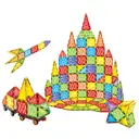 XINQIYUAN Qiyuan Jouet Éducatif Set de Dalles Magnétiques Surface Diamant 7.5cm 100pièces [Mélange aléatoire – Couleurs issues uniquement de la photo principale] image 2