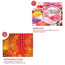 JU7CER Kit de broderie diamant 5D Chat noir et coucher de soleil - 30 x 40 cm image 4