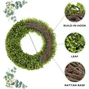 20''Boxwood Wreaths-1pcs image 1