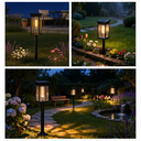 VIVREAL Lot de 4 lampes solaires carrées transparentes à filament de tungstène image 9