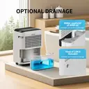 ELECCI 25L/D Dehumidifiers, 4.8L Water Tank, 3 Speeds, R290, 24H Timer, Continuous Drainage with Drain Hose, Ideal for 50m² Rooms. image 3