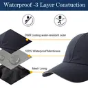 TOP-EX Casquette imperméable et résistante à toutes les conditions Urban Storm, taille M/L - Navy image 4