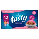 Morrisons Tasty Surf & Turf Chunks in Jelly Kitten Up to 12 Months 12 X 100g image 1