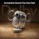 iWimius K11 Vidéoprojecteur portable Full HD 1080 p, compatible 4K, 30000 lumens, Dolby Audio, autofocus IA, Wi-Fi 6, Bluetooth, anti-poussière - Blanc image 2