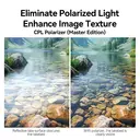 ochama x J.ZAO Action Filter Kit for DJI Action 3/4/5PRO - 4-Piece Set with CPL Polarizer & ND8/16/32 Filters - Camera Accessories image 3