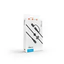 FIXED Câble USB-C vers USB-C tressé avec adaptateur Lightning, 3 m, Certifié MFi, Charge Rapide PD 60W, Gris image 7