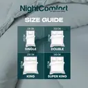 NightComfort Duvet Soft Like Down Microfibre All Seasons 10.5 Tog Single image 6
